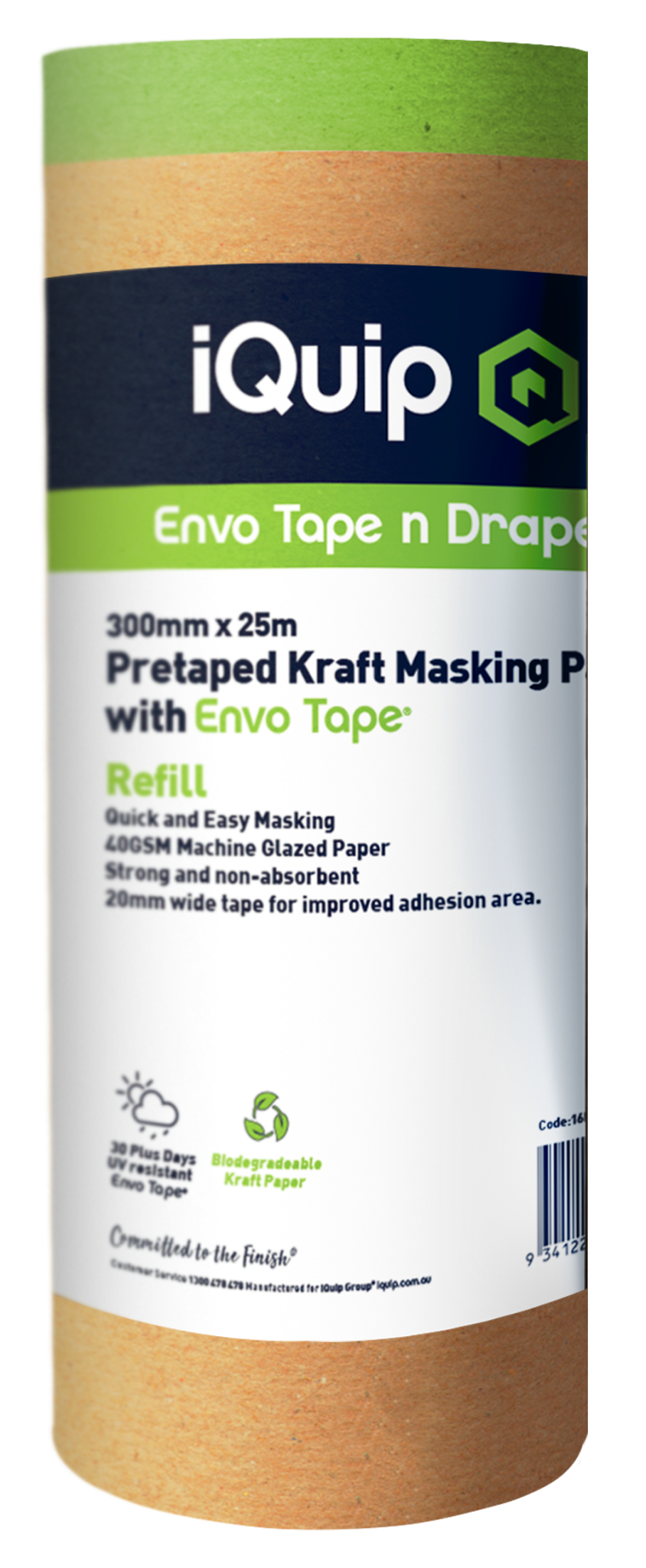 Pretaped Kraft Masking