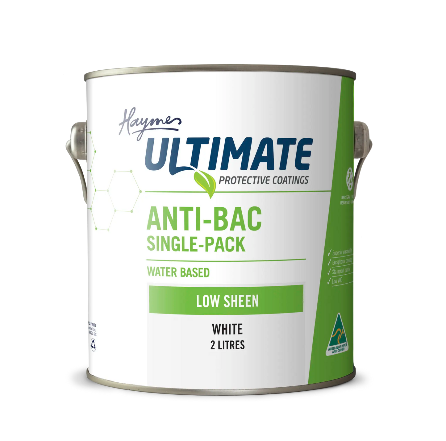 Single Pack Anti Bacterial Low Sheen