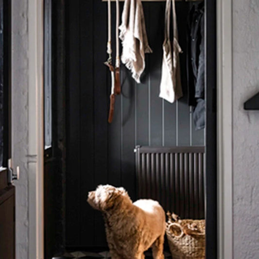 How to create a mudroom in a hallway or alcove