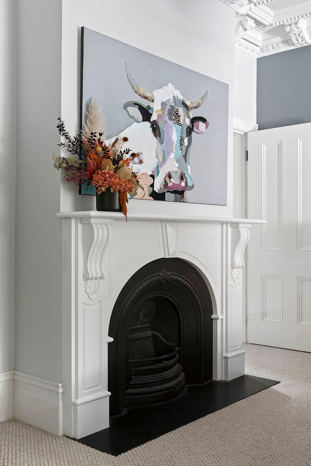 Painting Fireplaces and Surrounds