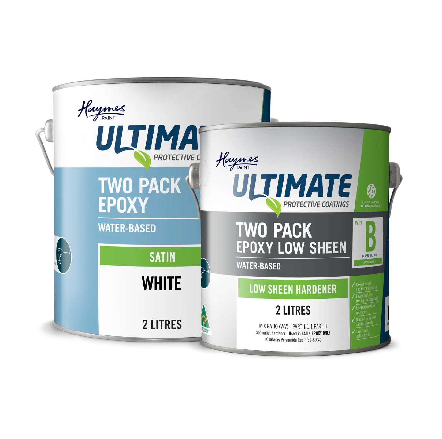 2 Pack Anti-Bac Hardener Low Sheen