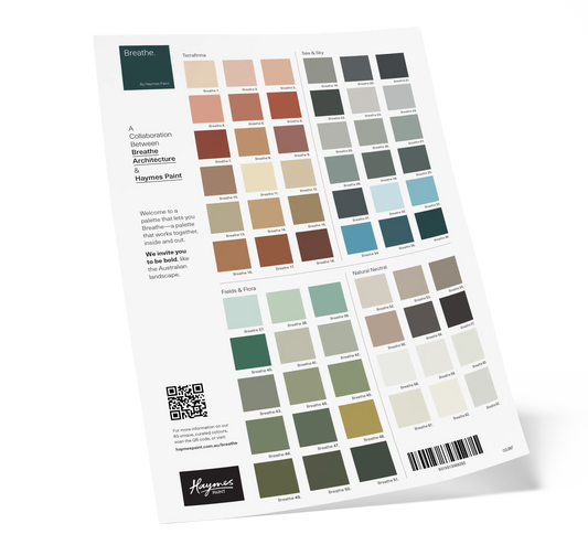 Haymes Paint x Breathe Colour Card