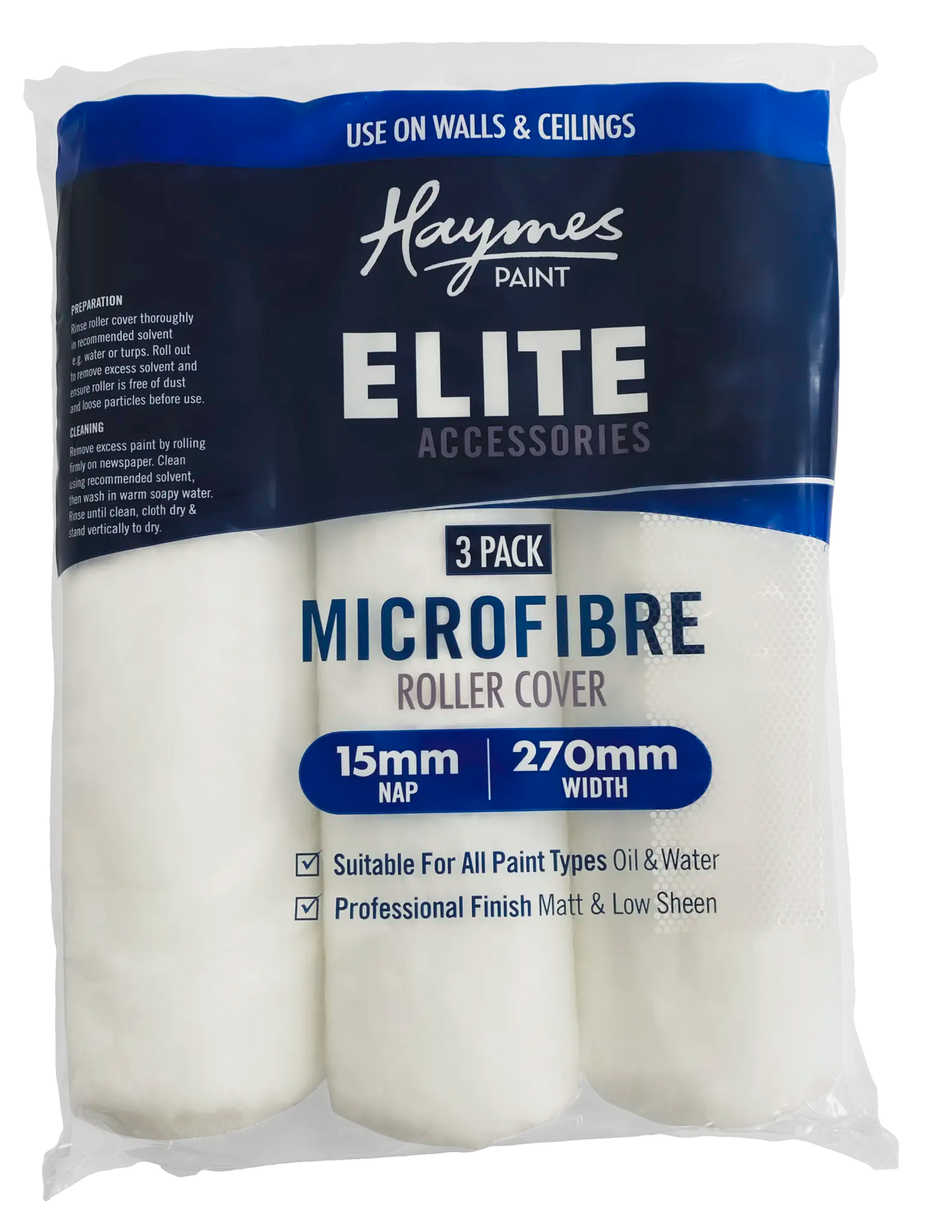 Microfiber Roller Sleeve 15mm Nap